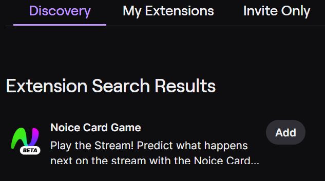 Placeholder: Twitch Dashboard Invite Only Tab